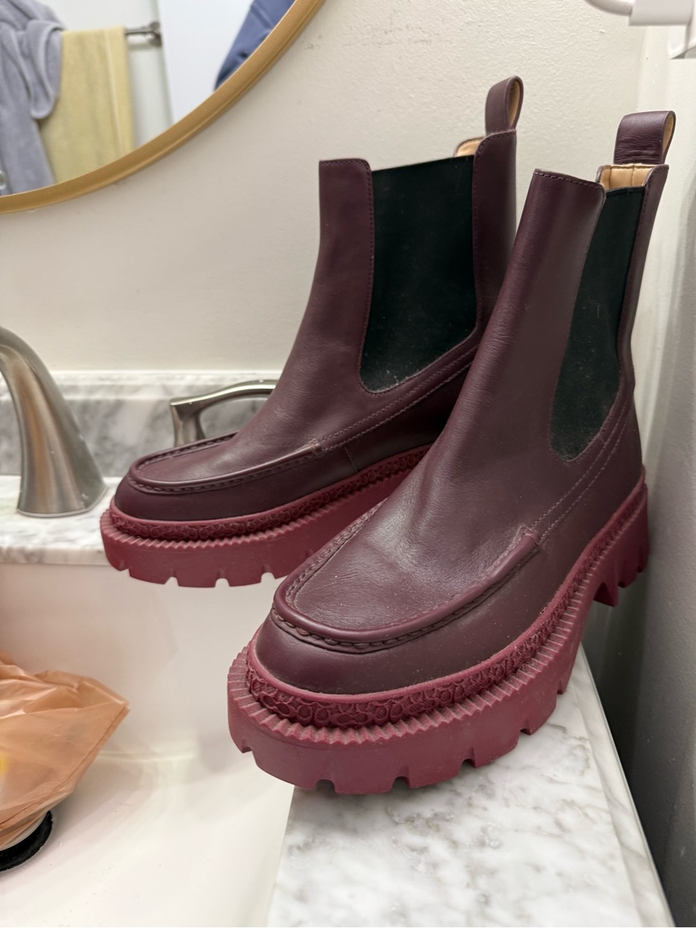 Coach - Joey Bootie in Burgundy